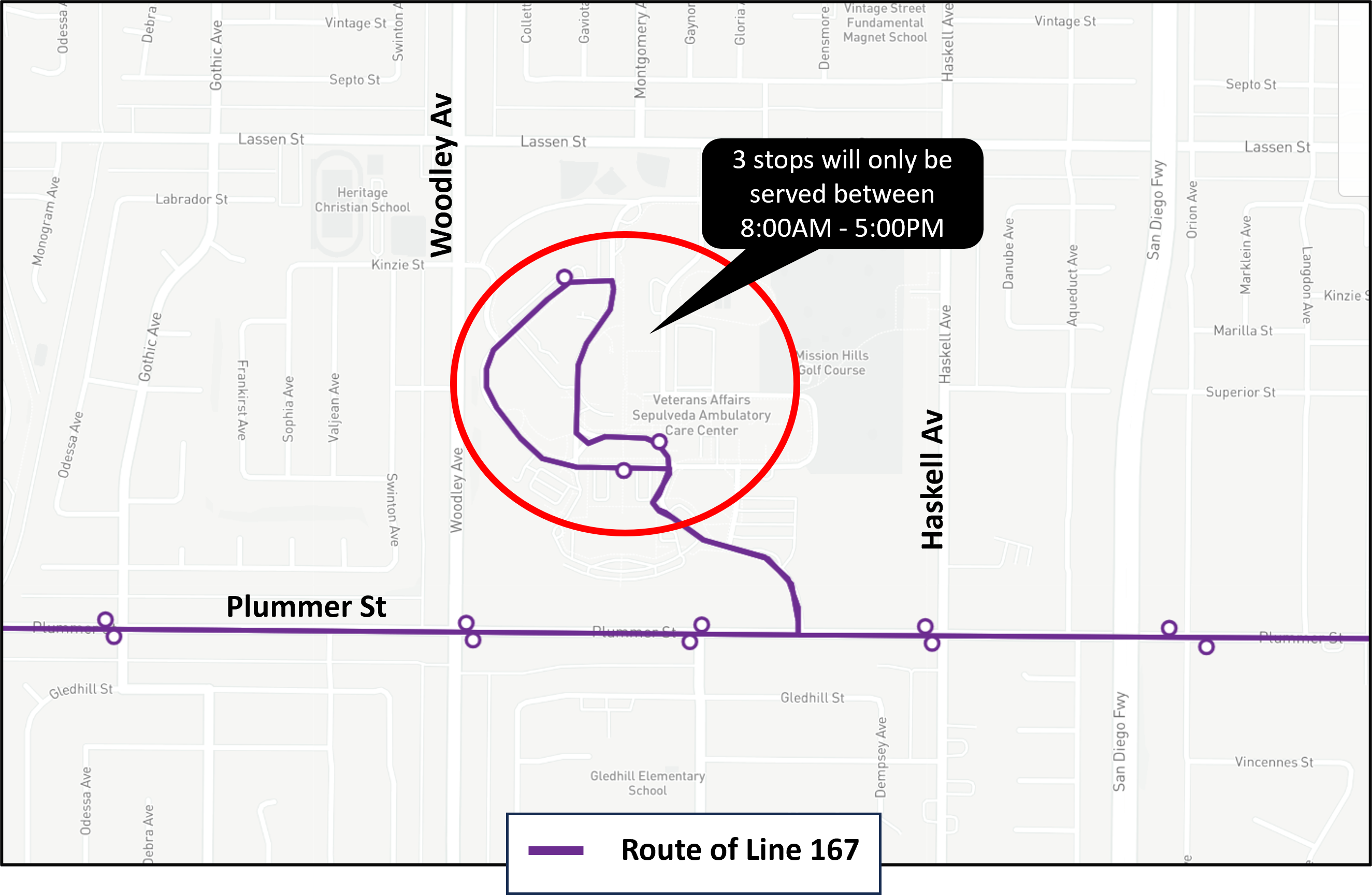 lw Route: Schedules, Stops & Maps - Northbound (Updated)