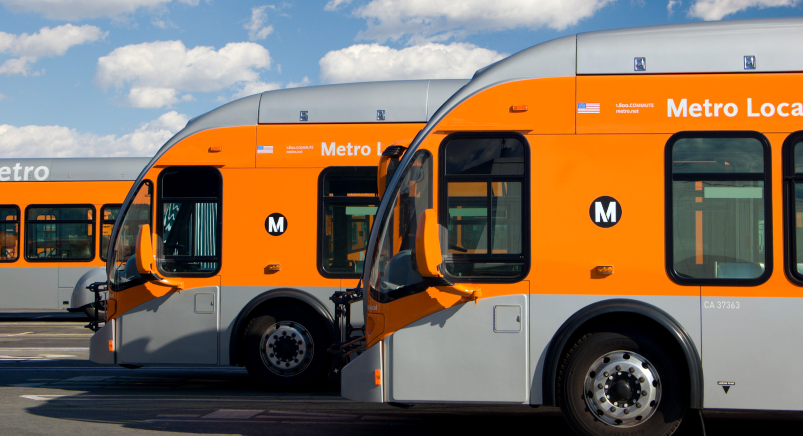 a photo of Metro buses